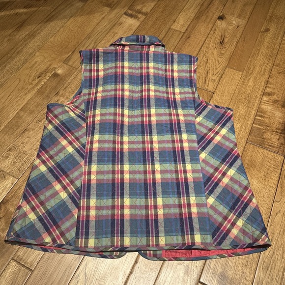 CJ Banks Womens Plus Size X Vest Multiple Colors Quilted Lightweight Pockets - Picture 4 of 8